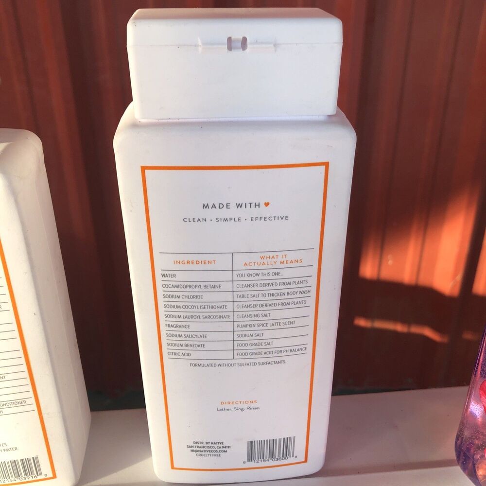 🎃 Native PUMPKIN SPICE LATTE Body Wash & Lotion, 18 oz, Limited Edition, 🎃 - Picture 4 of 7